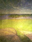 Eugene Jansson i bavsbandet Sweden oil painting artist